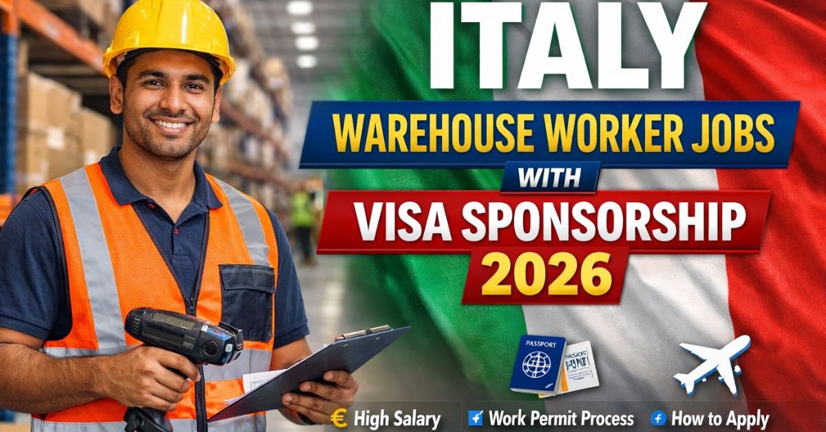 Italy Warehouse Worker Jobs with Visa Sponsorship