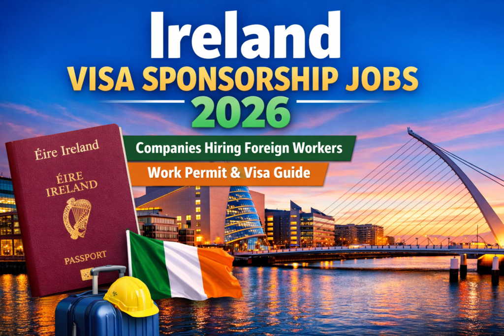 Ireland Visa Sponsorship Jobs 2026 – Companies Hiring Foreign Workers ...