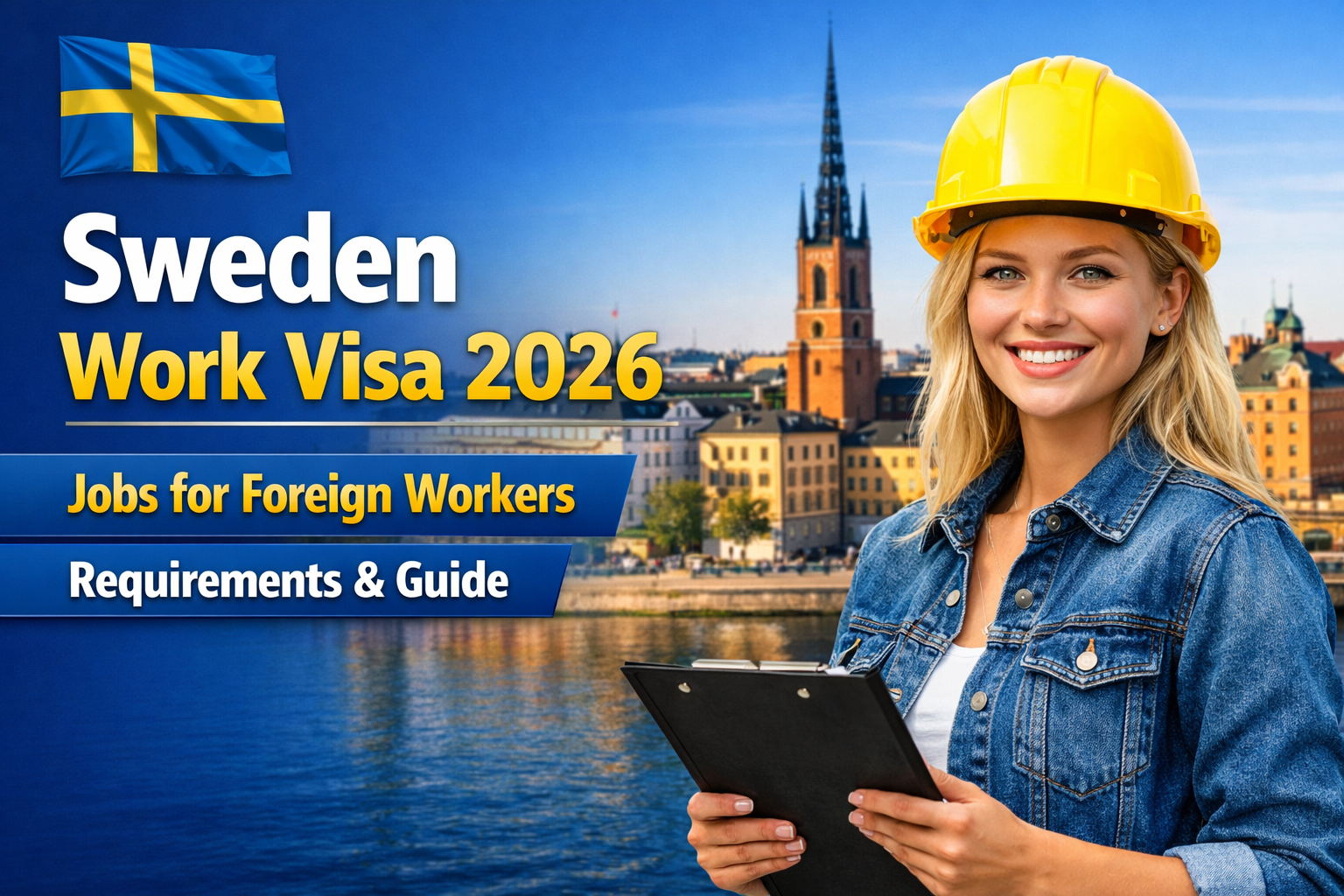 Sweden Work Permit 2026: Requirements, Jobs & Process