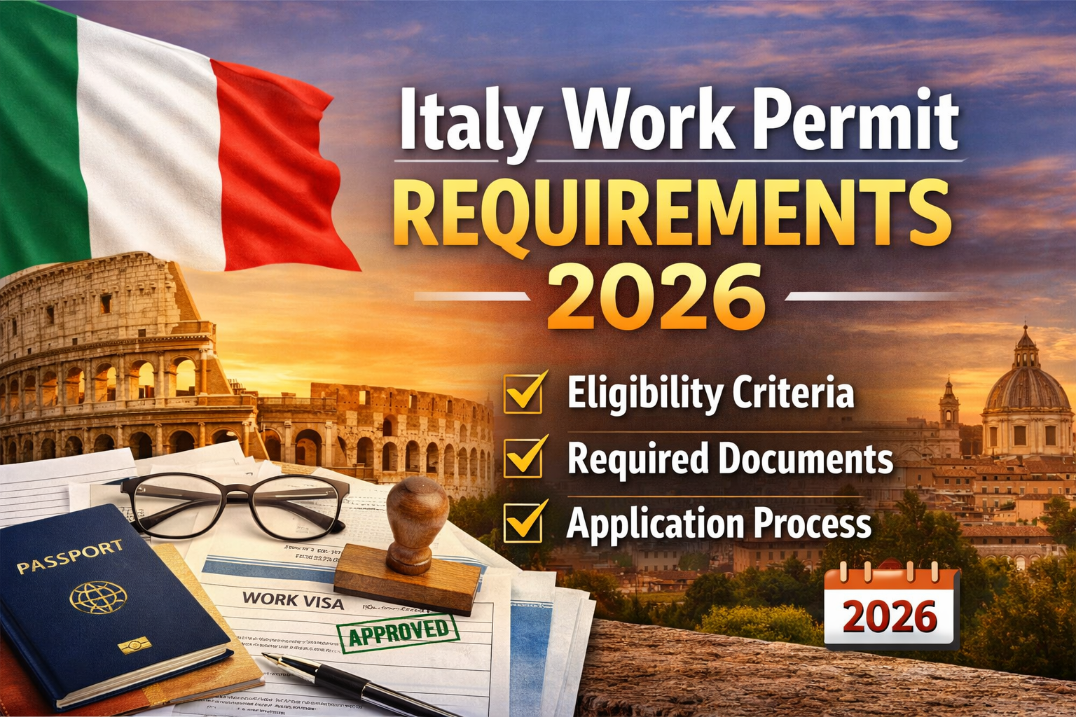 Italy Work Permit Requirements 2026:
