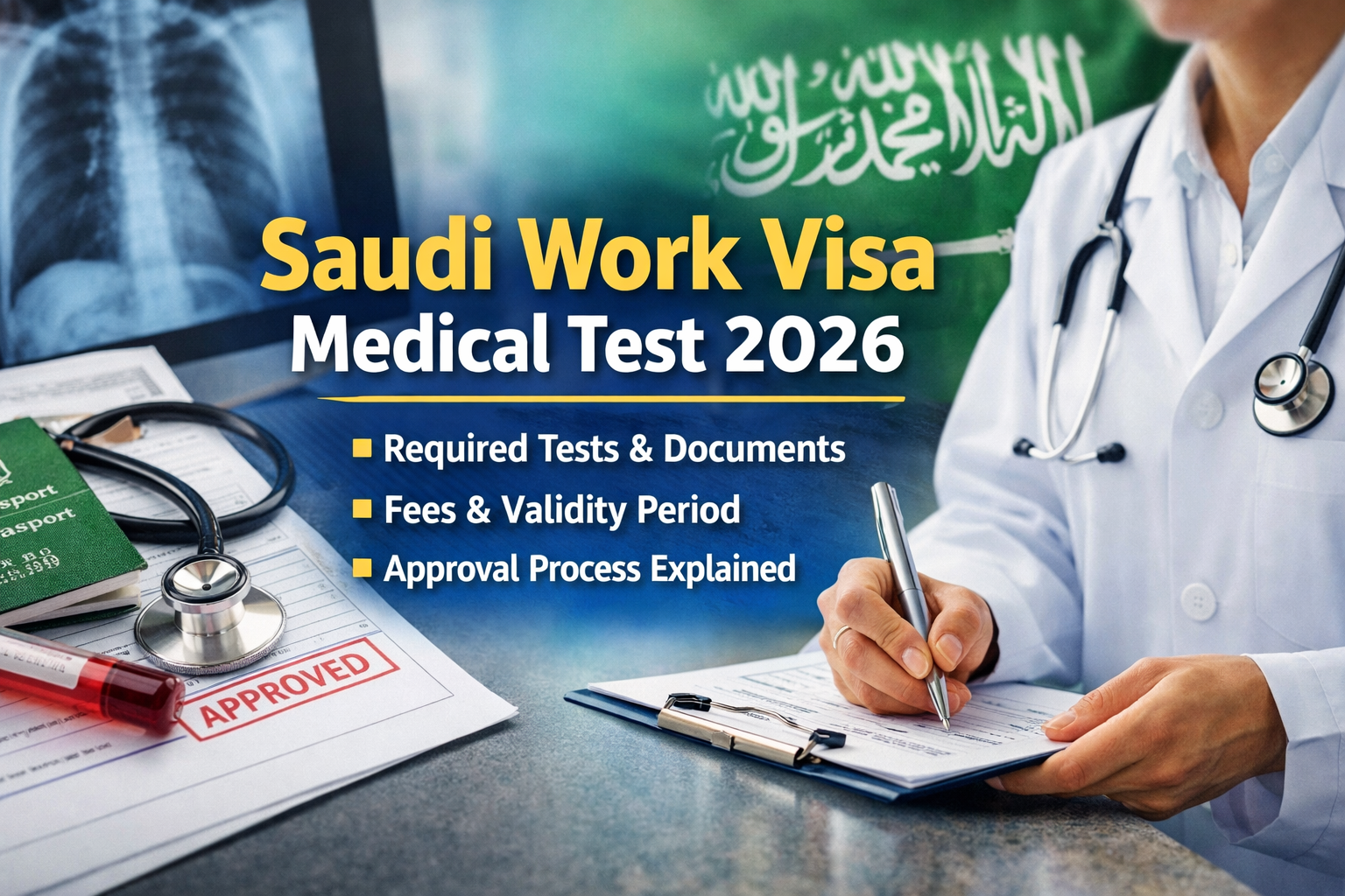 Saudi Work Permit Medical Test Requirements 2026