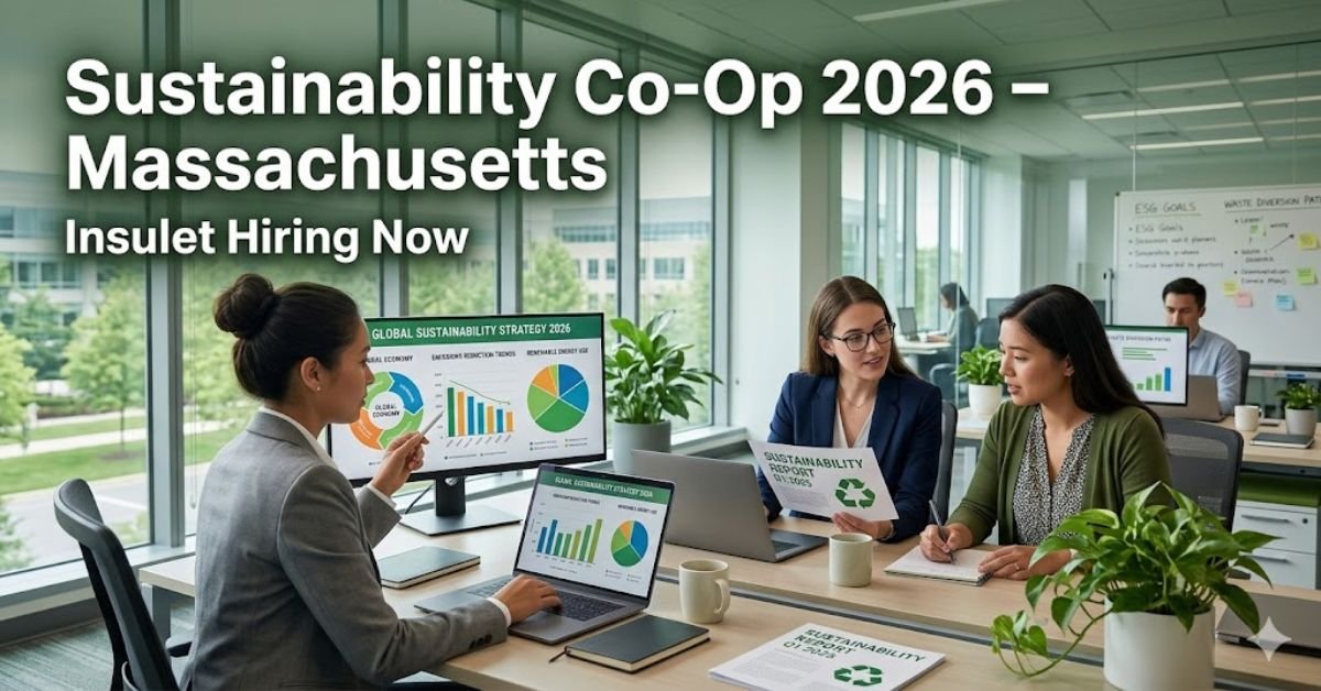 Global Sustainability Co-Op 2026 in Massachusetts – Insulet Hiring