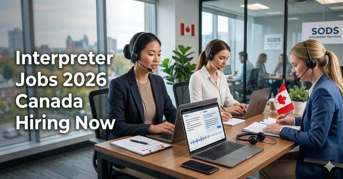 Interpreter Jobs 2026 in Canada – SODS Hiring Freelance Interpreters (Apply Now)