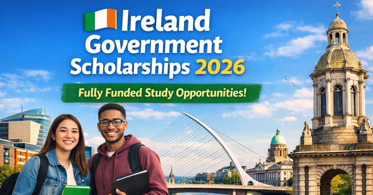 Ireland Government Scholarships 2026 – Fully Funded Opportunities for International Students
