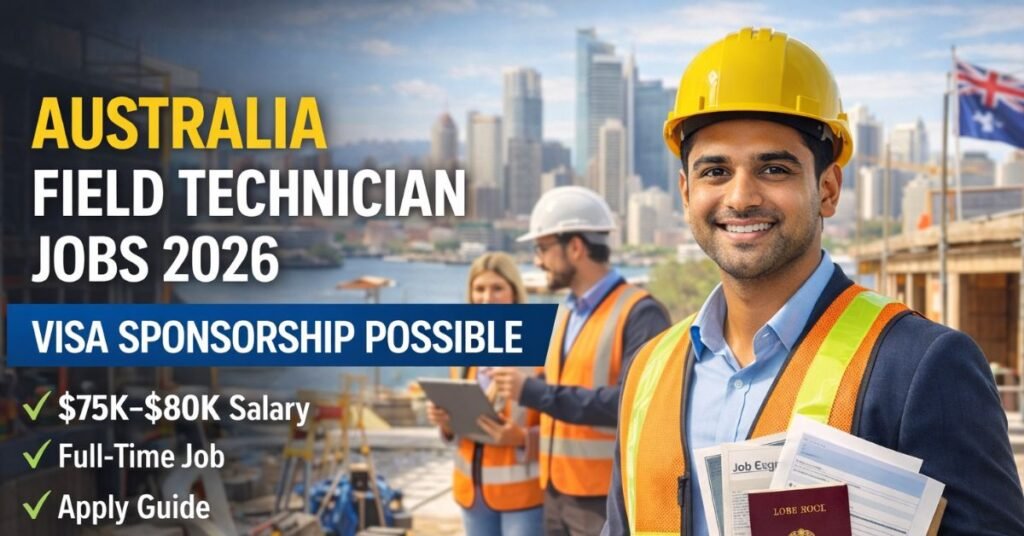 Australia Field Technician Jobs 2026 – Visa Sponsorship Guide - Ilmi ...