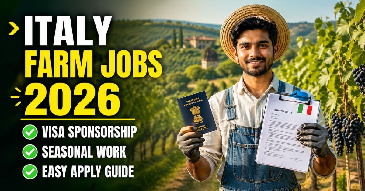 Italy Farm Worker Visa Jobs 2026
