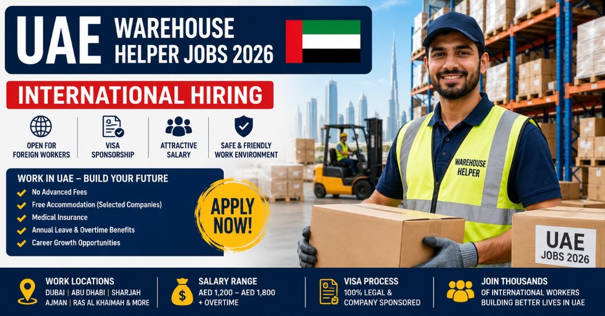 UAE Warehouse Helper Jobs 2026