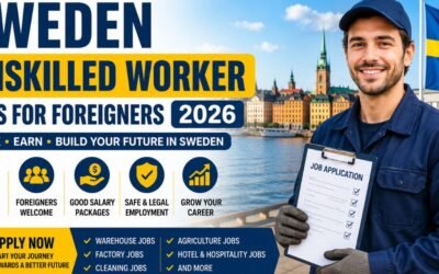 Sweden Unskilled Worker Jobs for Foreigners 2026 Hiring Guide