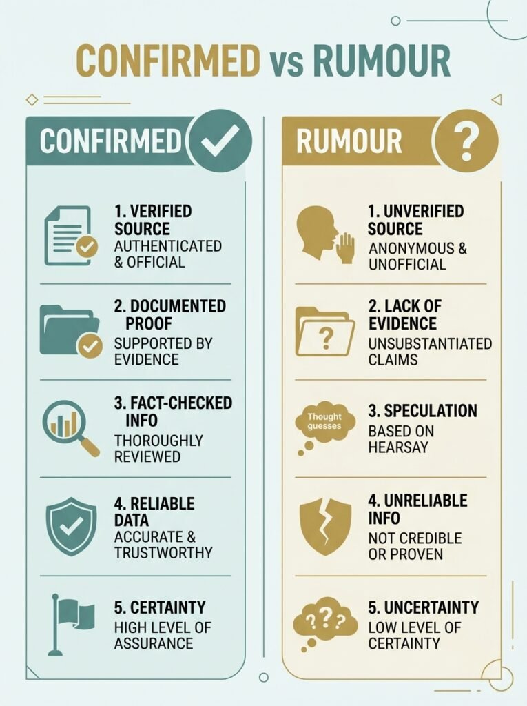 Infographic contrasting confirme… 202607220247