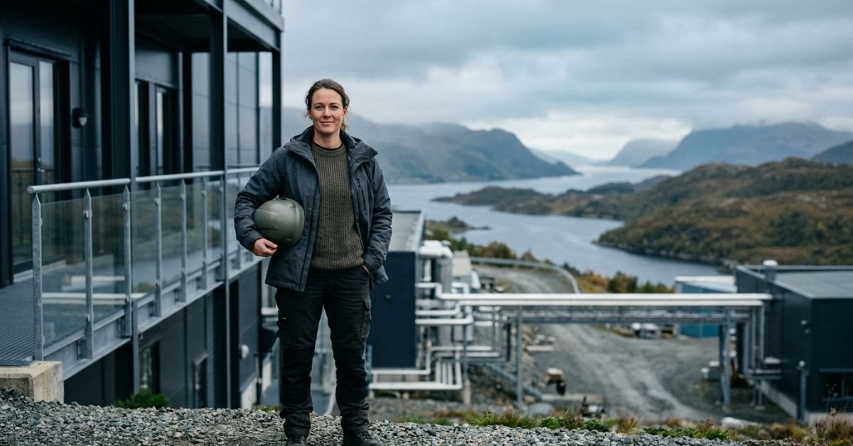 Skilled professional at a Norwegian worksite illustrating Norway skilled worker visa jobs
