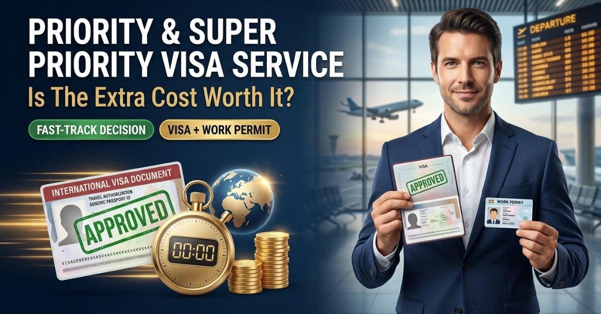 priority and super priority visa service with visa approval and work permit