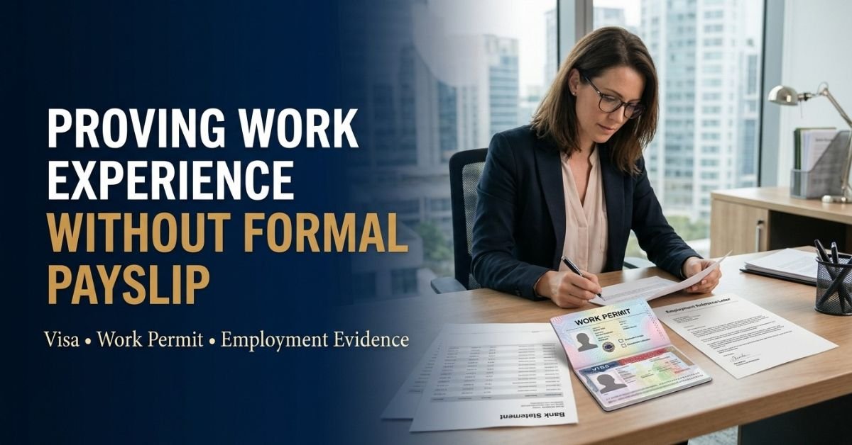 Proving Work Experience Without Formal Payslip
